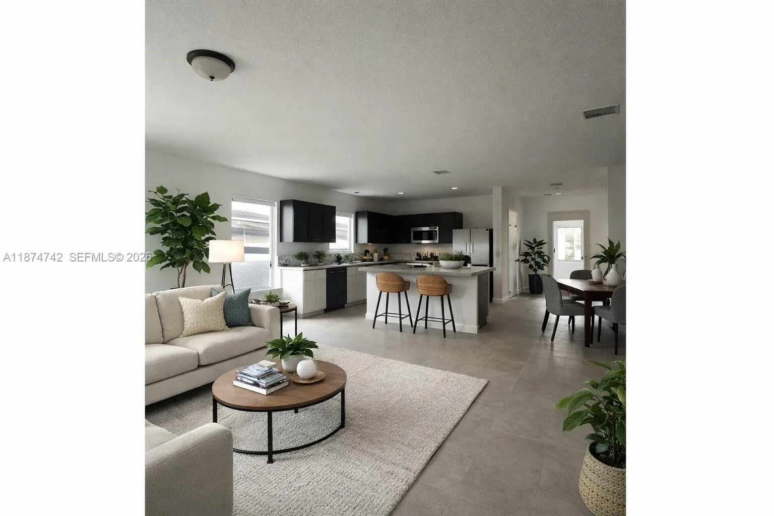 This photo has been virtually staged to help illustrate the property’s potential. Furnishing and decor shown are for visual purpose only and are not included in the sale