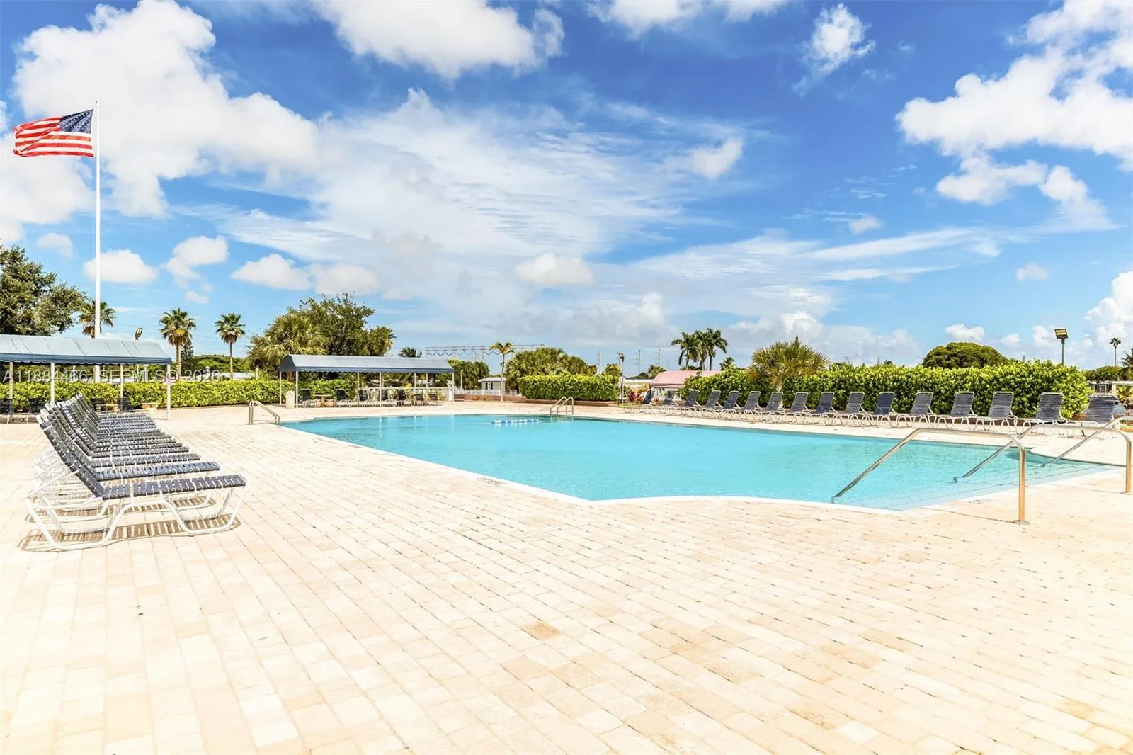 Beautifully maintained community pool.