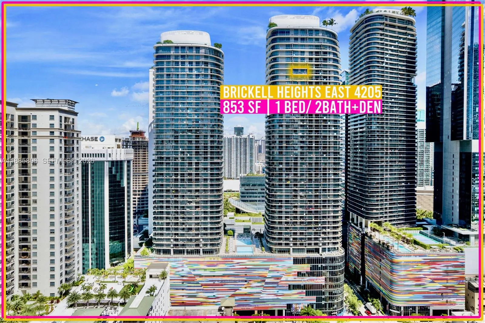 45 Sw 9th St 4205, Miami, Florida 33130, Miami, Florida 33130, 1 Bedroom Bedrooms, ,2 BathroomsBathrooms,Residential,For Sale,45 Sw 9th St 4205, Miami, Florida 33130,A11885806