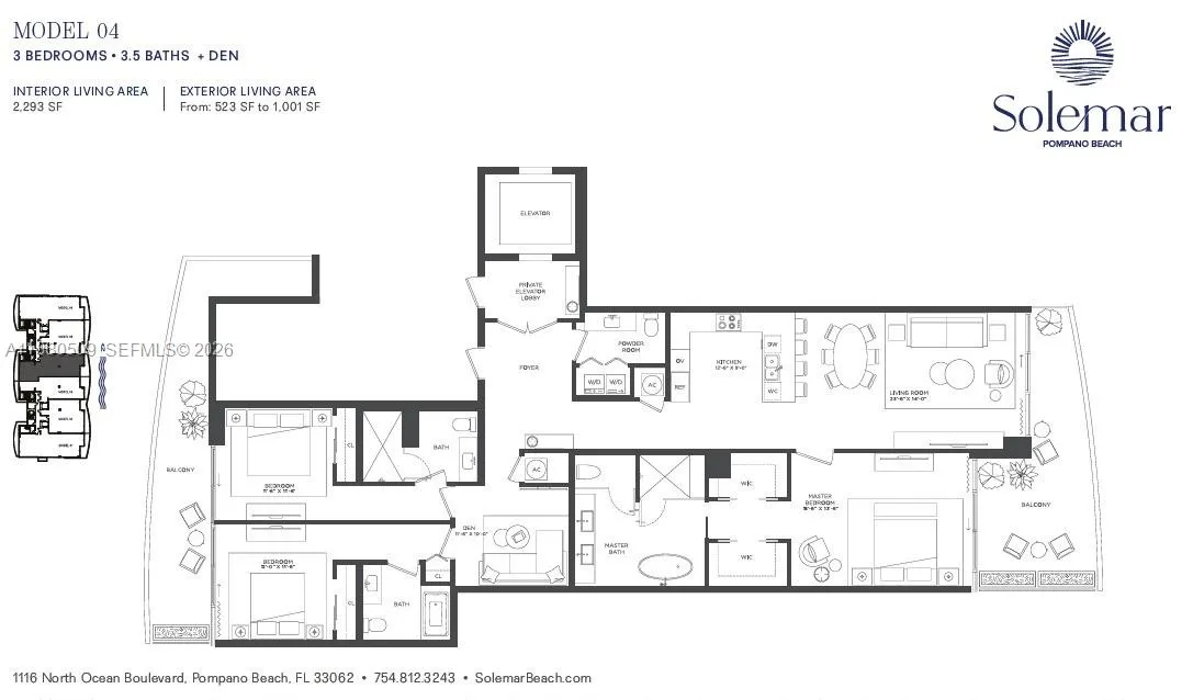 1116 N Ocean Blvd 1404, Pompano Beach, Florida 330, Pompano Beach, Florida 33062, 3 Bedrooms Bedrooms, ,3 BathroomsBathrooms,Residential,For Sale,1116 N Ocean Blvd 1404, Pompano Beach, Florida 330,A11880509