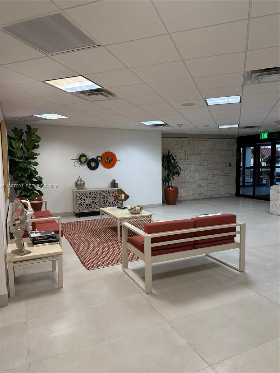 Lobby sitting areas