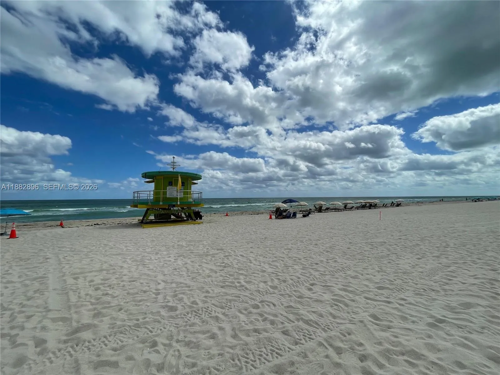 Beach view across the street