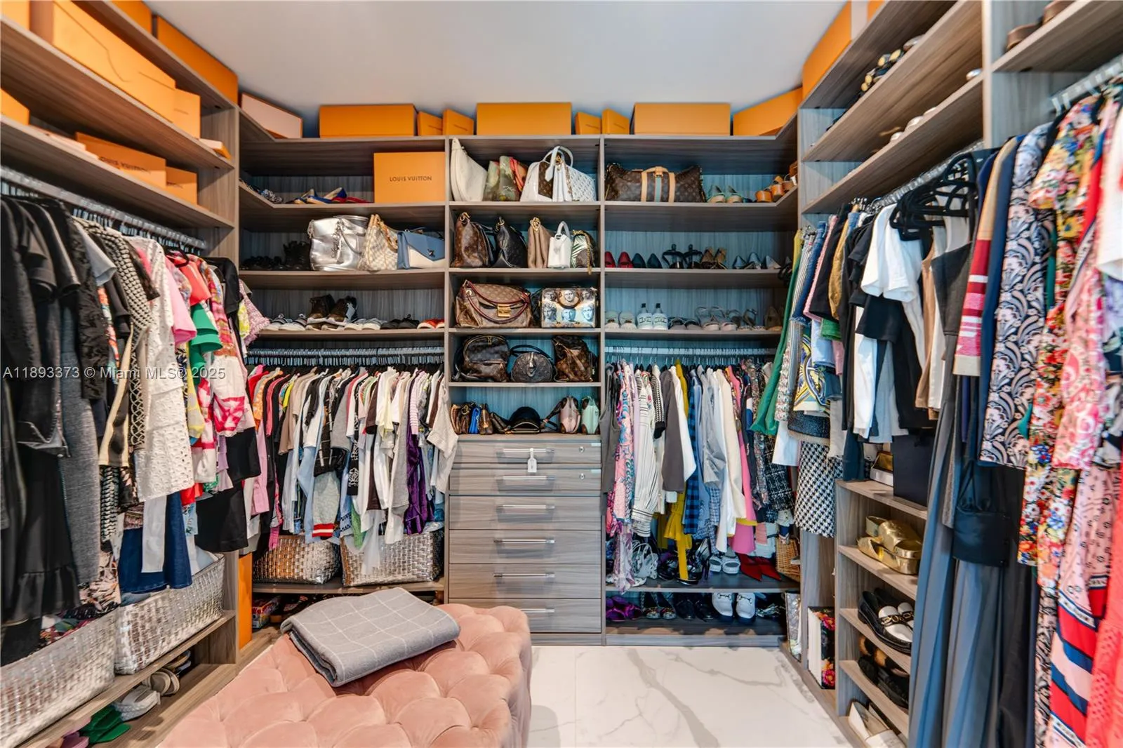 Master walk in closet