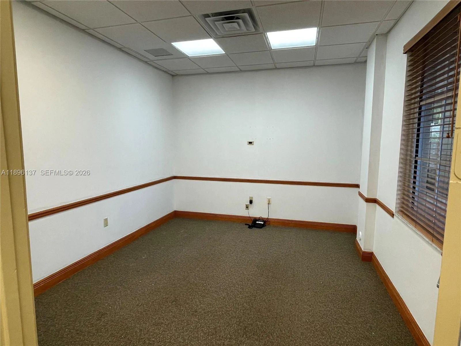 Private office #1, view from reception.