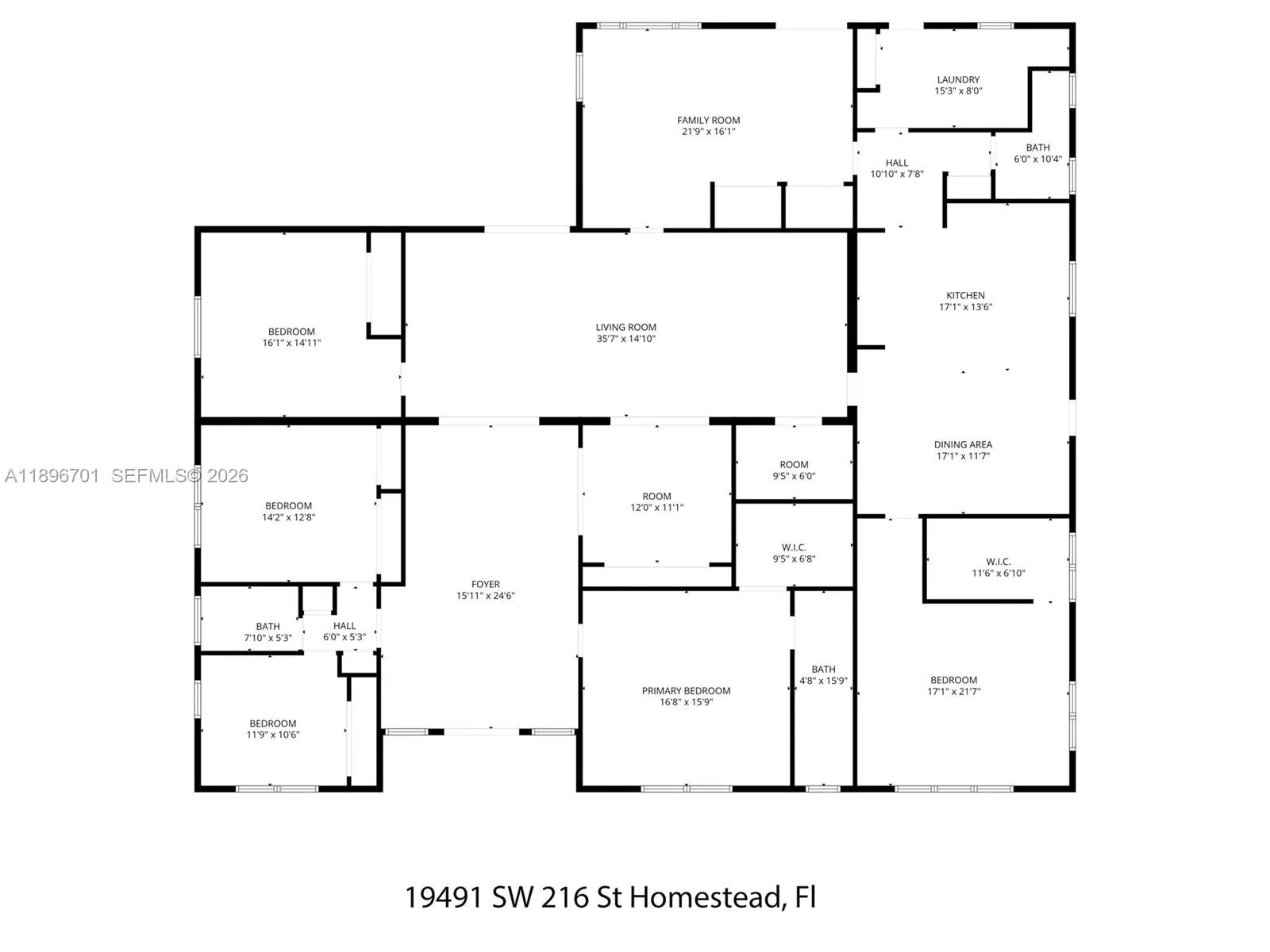 19491 Sw 216th St, Miami, Florida 33170, Miami, Florida 33170, 5 Bedrooms Bedrooms, ,3 BathroomsBathrooms,Residential,For Sale,19491 Sw 216th St, Miami, Florida 33170,A11896701