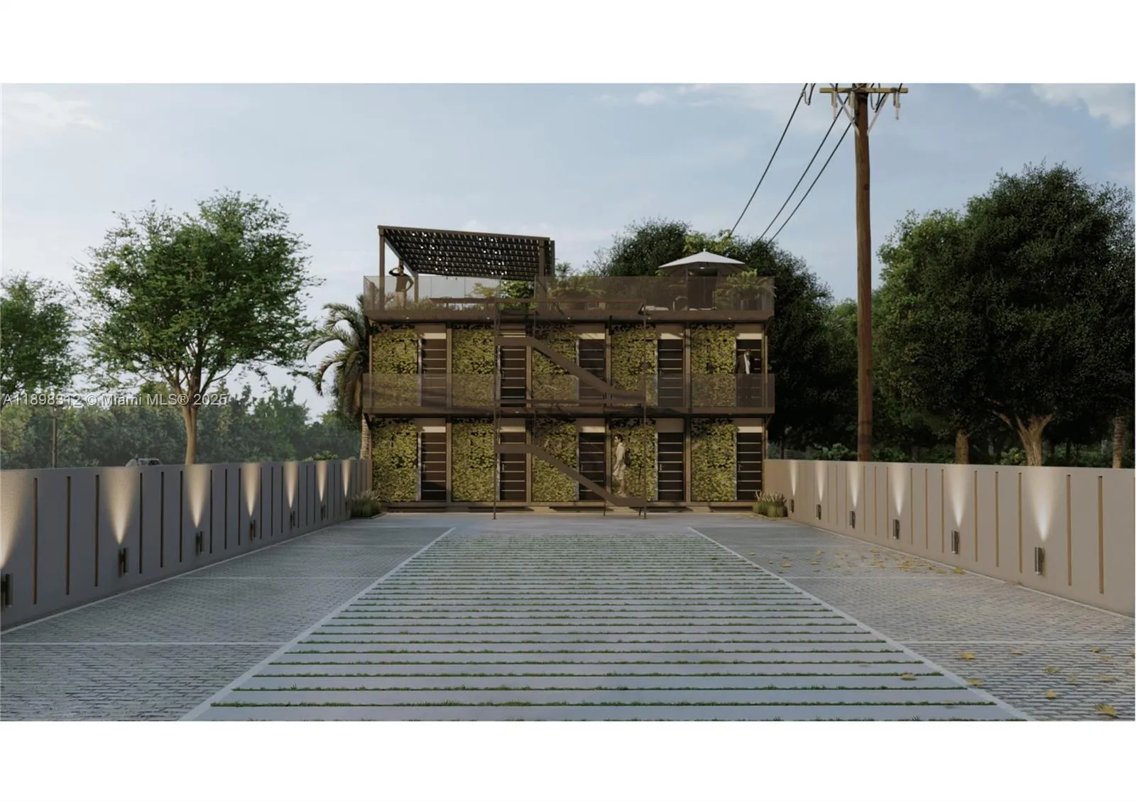 RENDER COINTAINER BUILDING