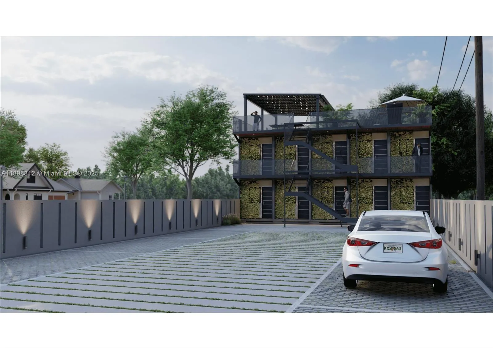 RENDER COINTAINER BUILDING