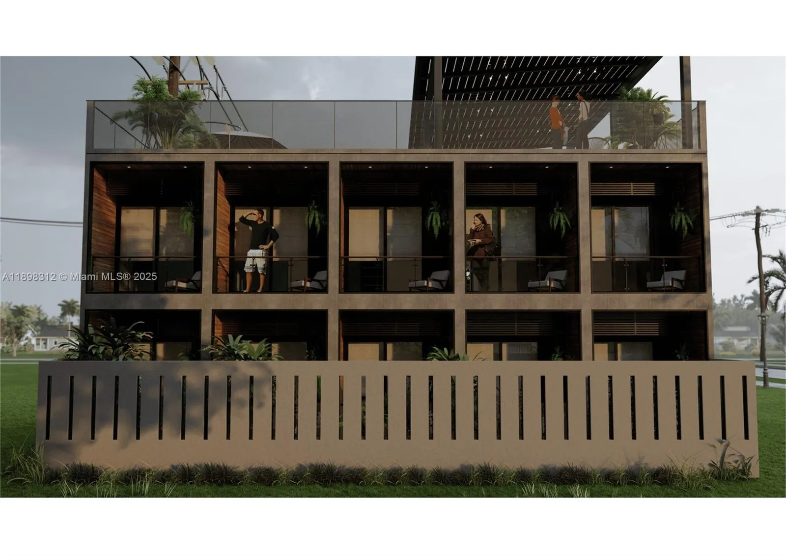 RENDER COINTAINER BUILDING