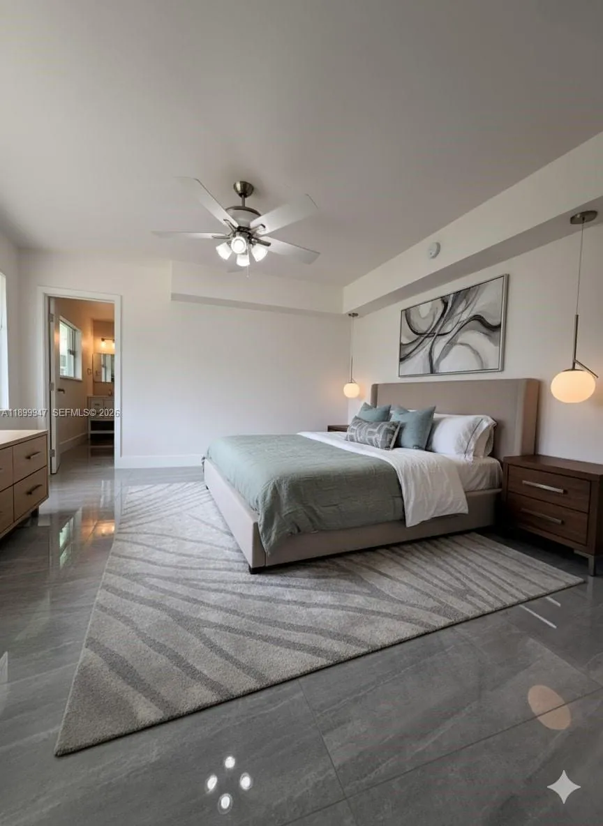 staged Master Bedroom
