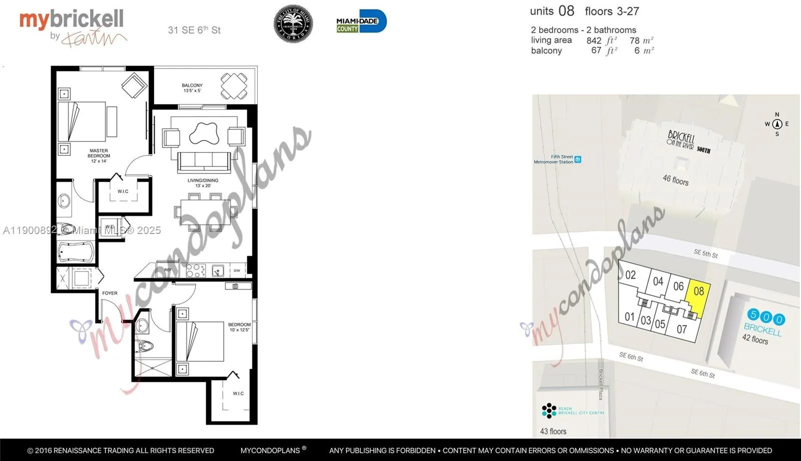 31 Se 6th St 2508, Miami, Florida 33131, Miami, Florida 33131, 2 Bedrooms Bedrooms, ,2 BathroomsBathrooms,Residential Lease,For Rent,31 Se 6th St 2508, Miami, Florida 33131,A11900892