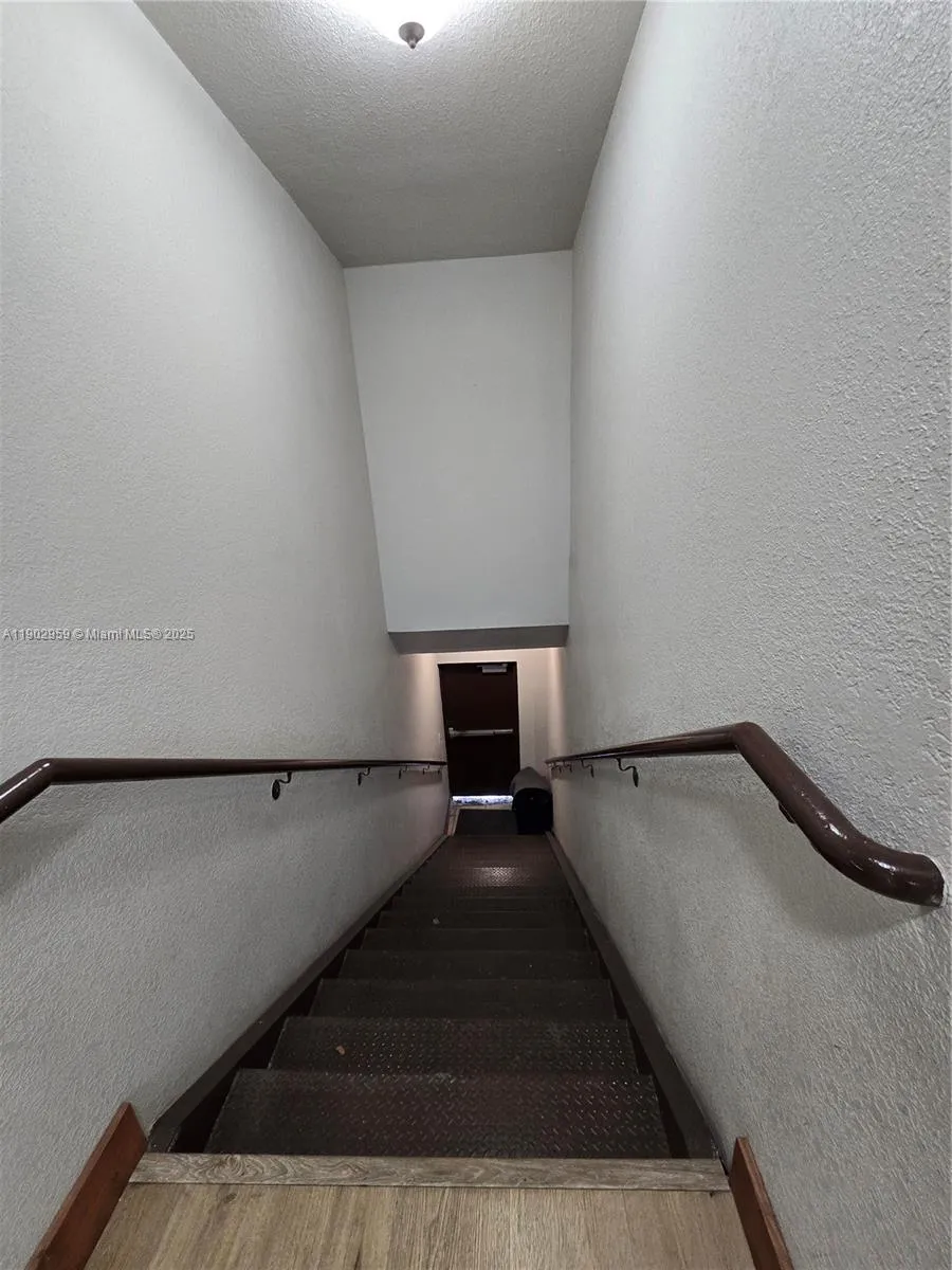 view from the office to the exit