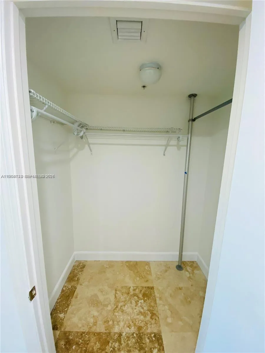 Second Master bedroom walk in closet