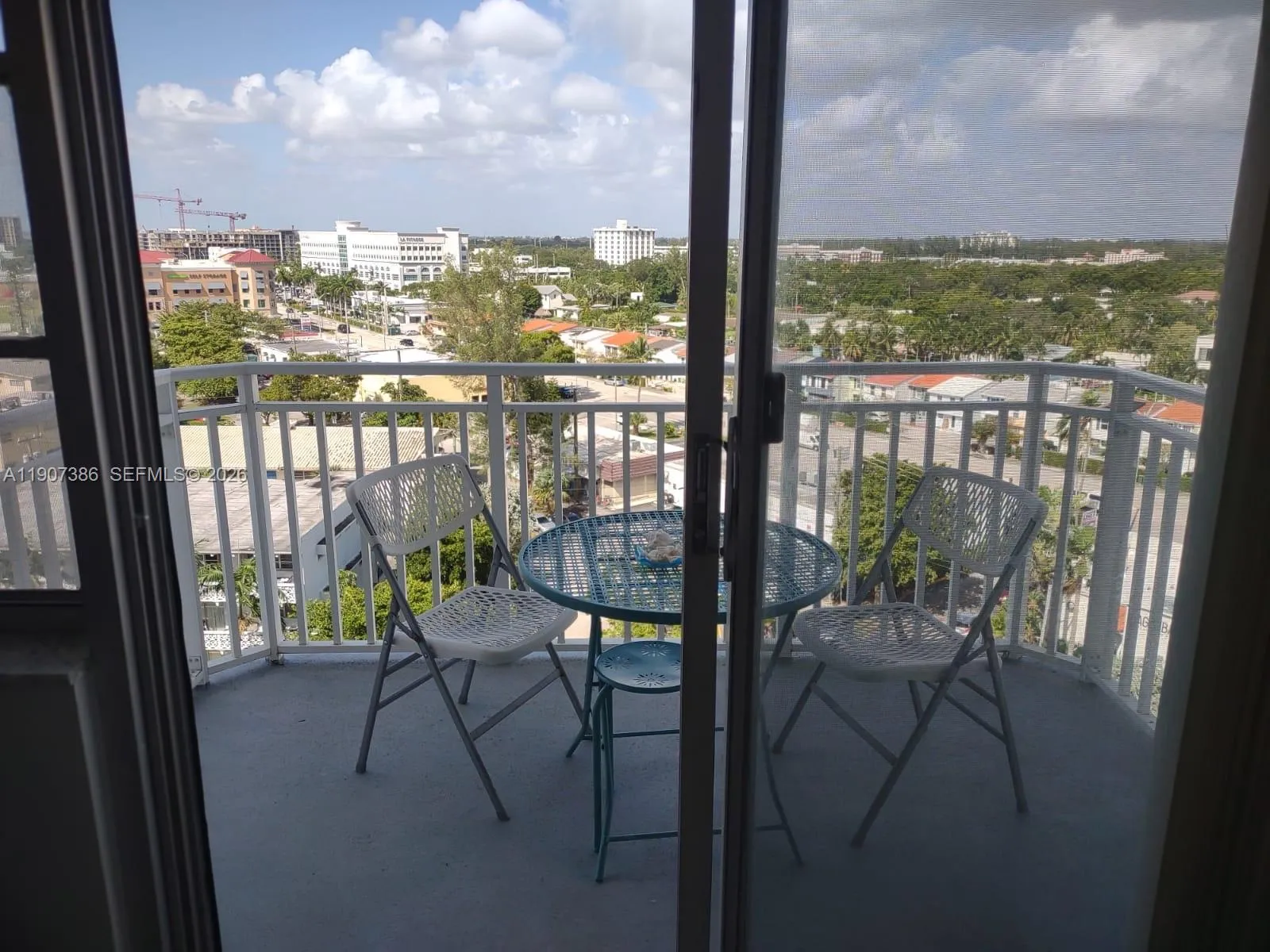 Adorable balcony to enjoy morning and afternoon coffee