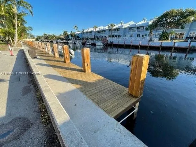 Canal-front property with dock space for boats