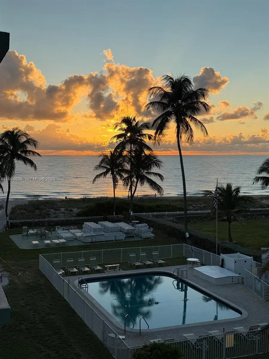Sunrise balcony view