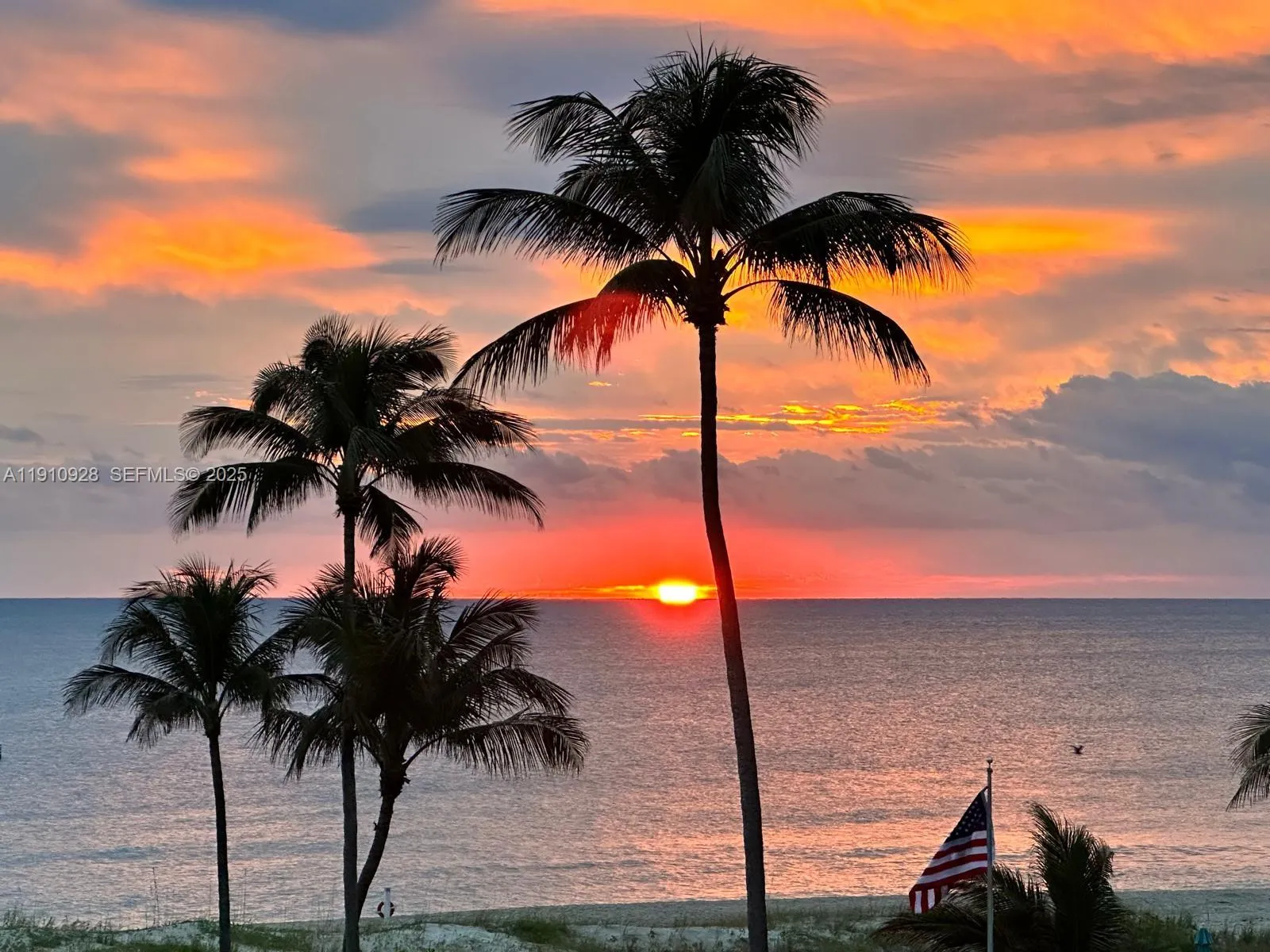 Sunrise balcony view