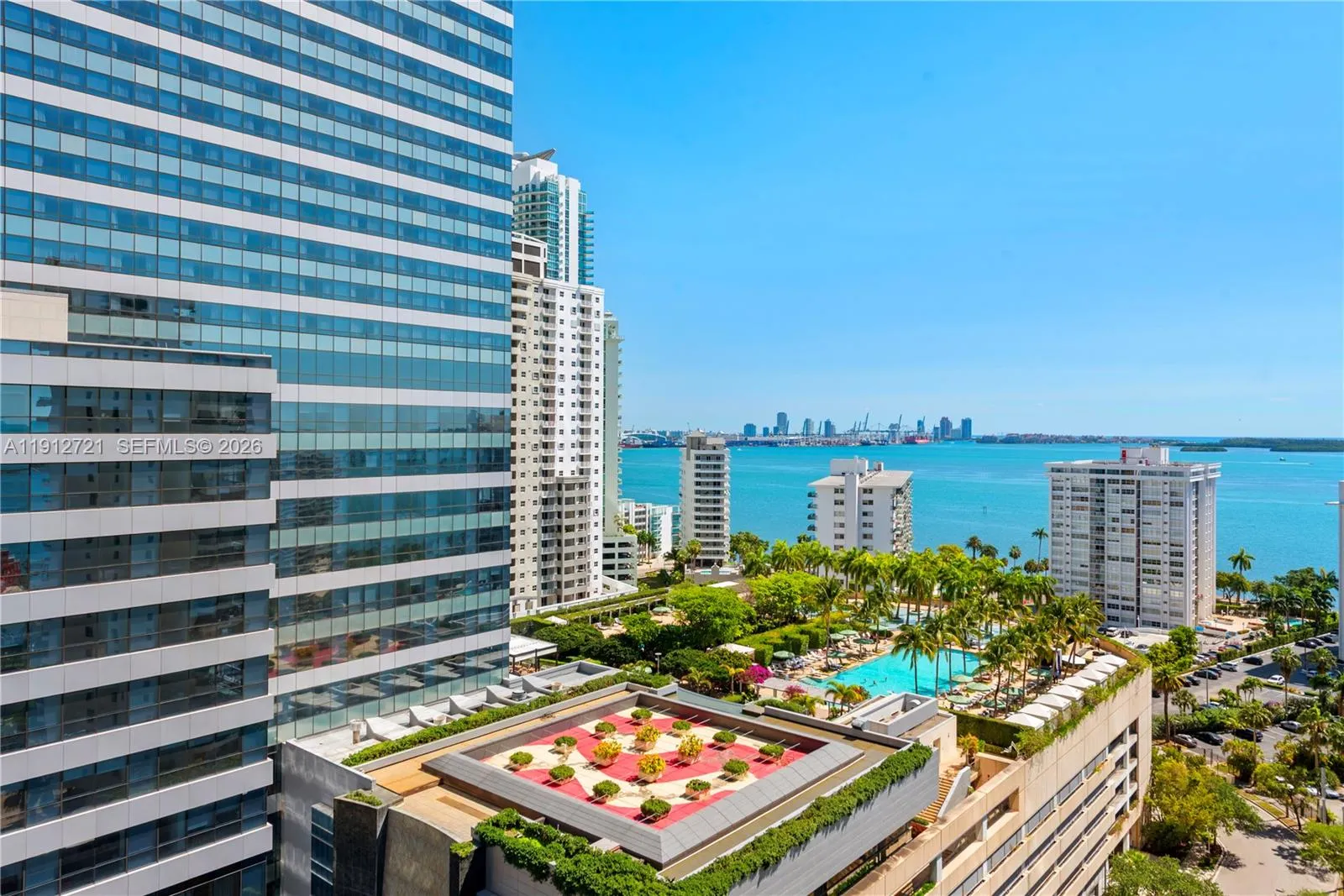 1451 Brickell Avenue 1706, Miami, Florida 33131, Miami, Florida 33131, 1 Bedroom Bedrooms, ,1 BathroomBathrooms,Residential,For Sale,1451 Brickell Avenue 1706, Miami, Florida 33131,A11912721