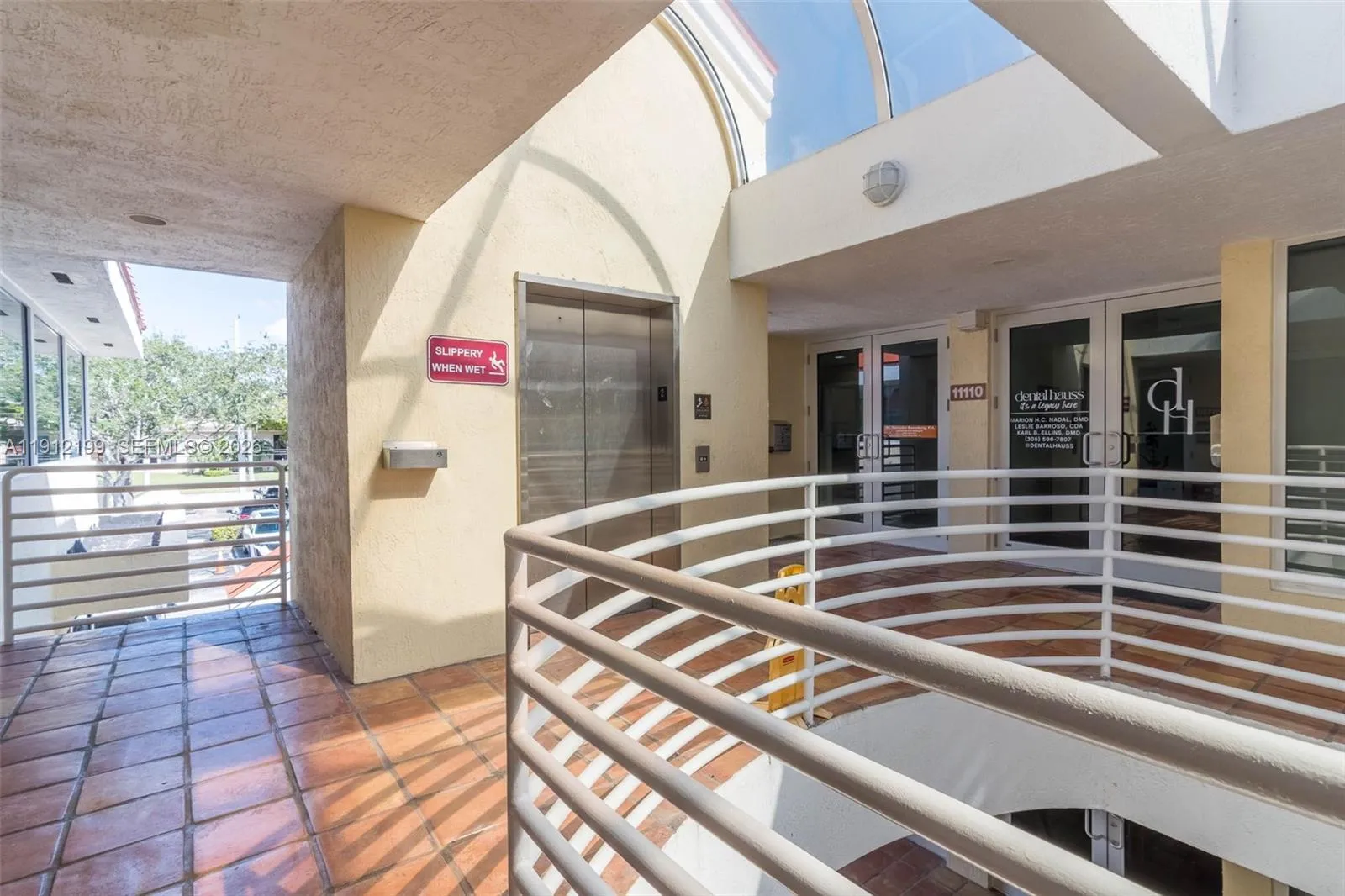 View of elevator for second floor