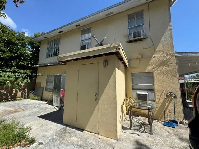Exterior Storage & Restroom (Utility Sink + Toilet)
