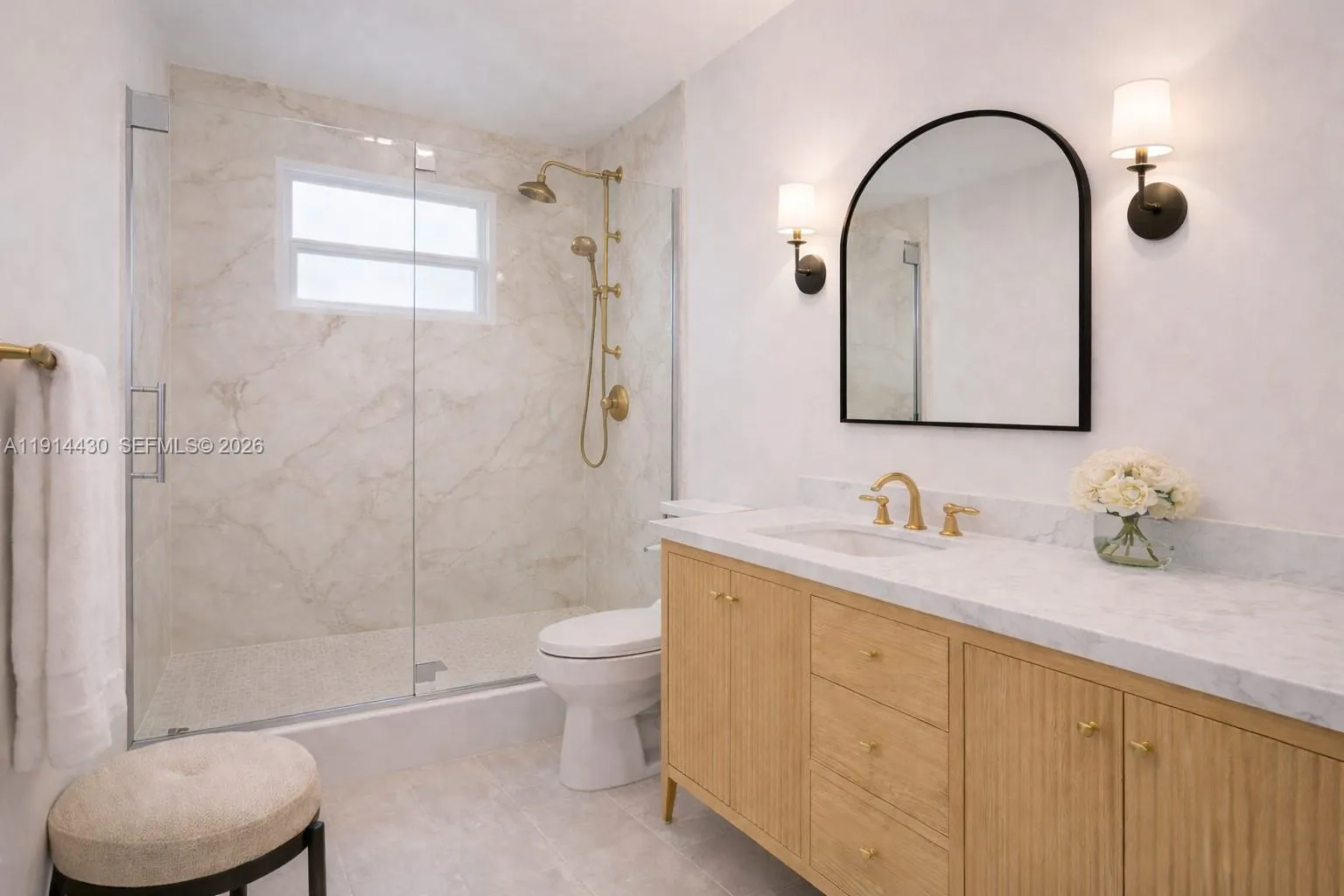 Digitally Staged -Bathroom