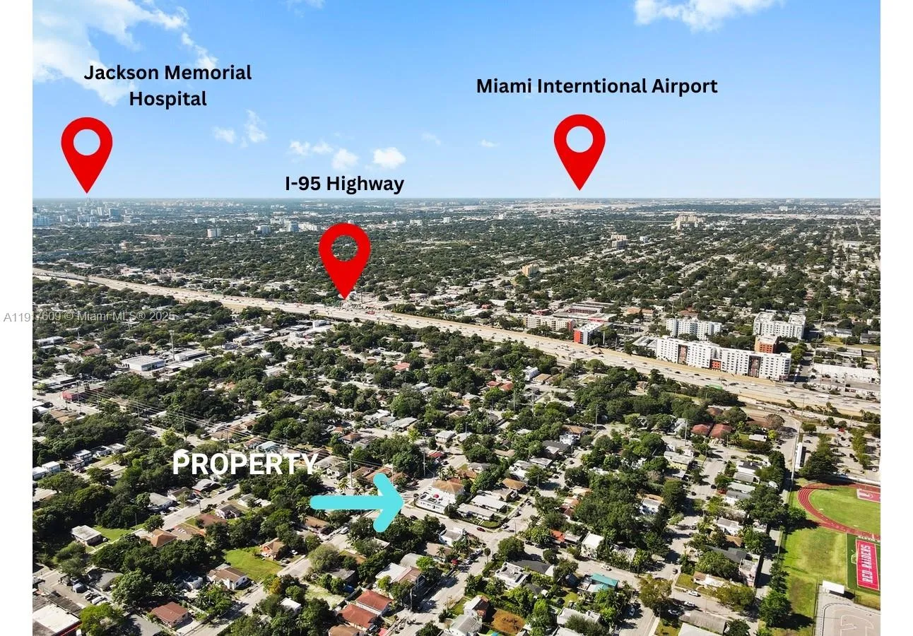 View looking west from Duplex