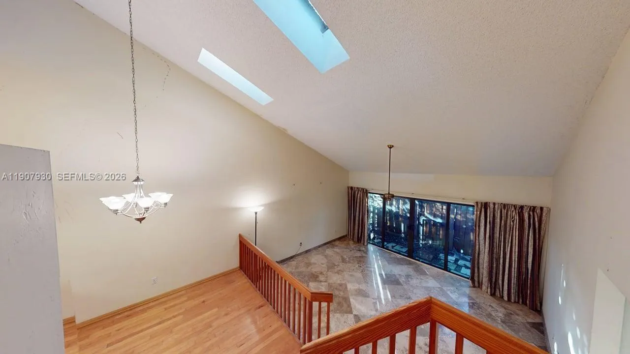 high ceiling with moon light