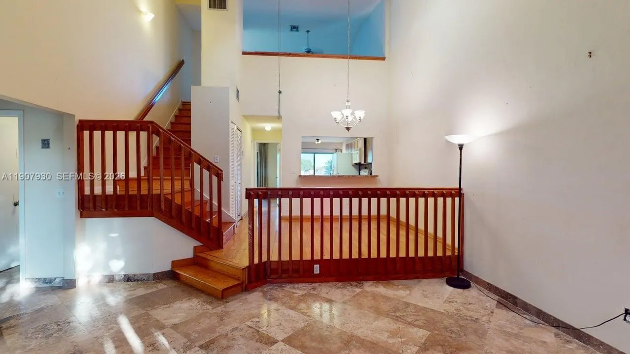 Beautiful upstairs retreat featuring open lines of sight and tranquil design for comfort and rest.