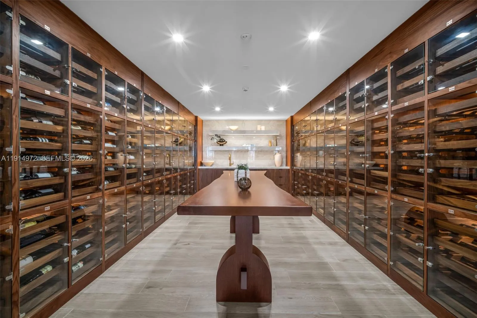 Residence has a Private Wine Locker