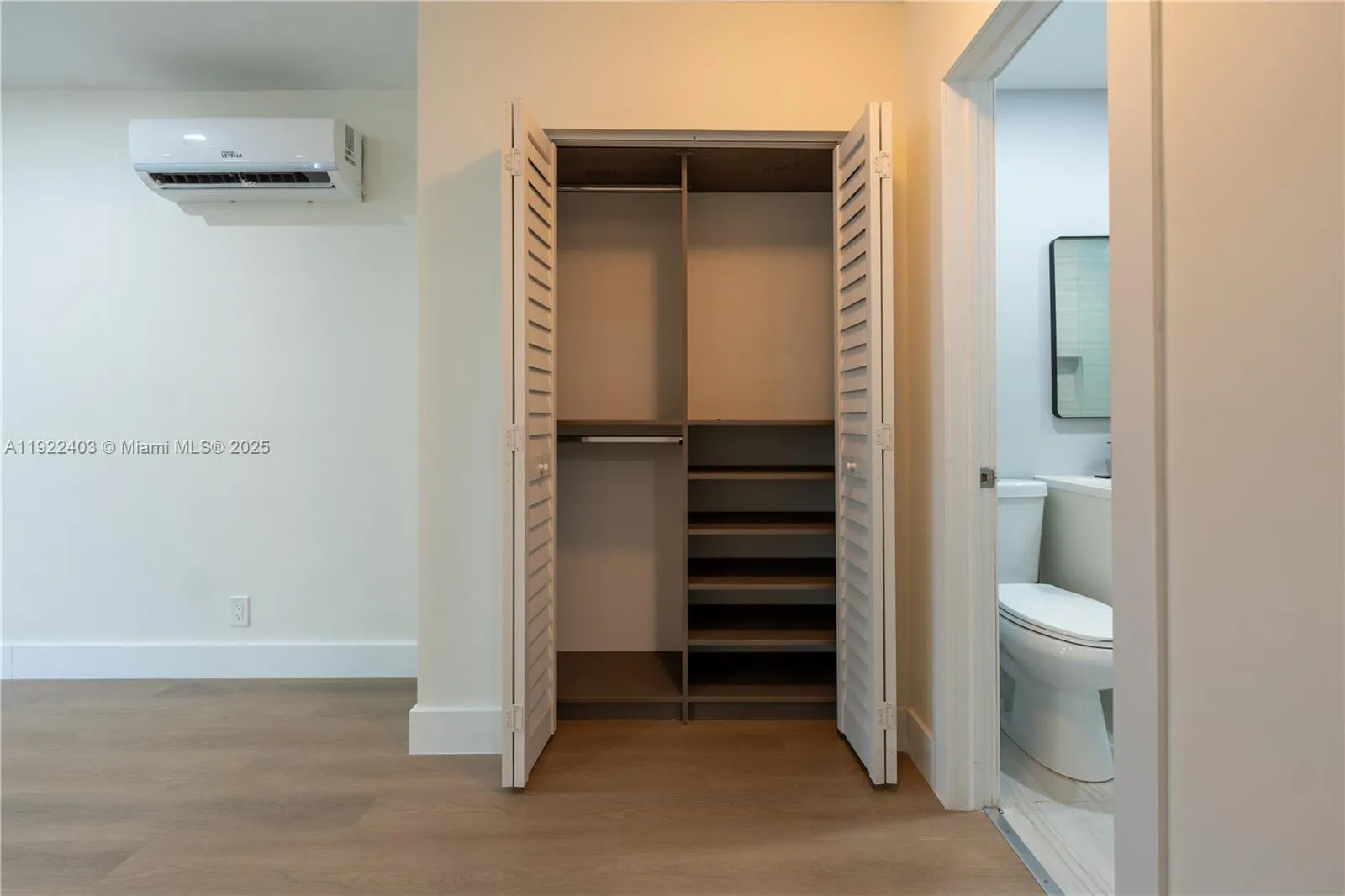 Living Room Storage in 2 Bedroom Unit