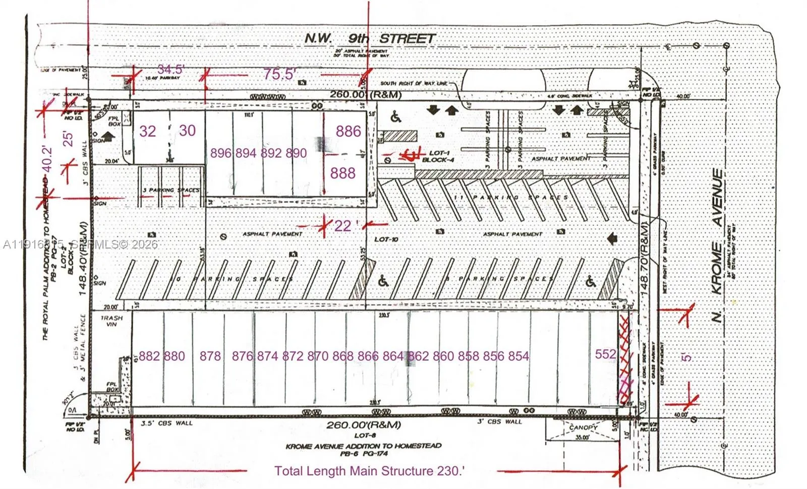 854 N Krome Ave, Homestead, Florida 33030, Homestead, Florida 33030, ,Commercial Sale,For Sale,854 N Krome Ave, Homestead, Florida 33030,A11916815