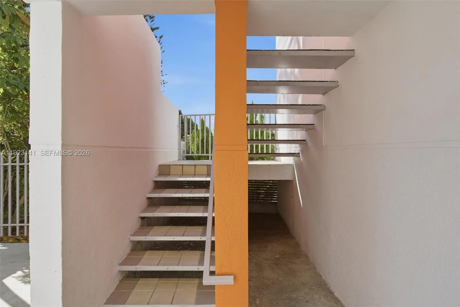 Stairs to upstairs Unit 2