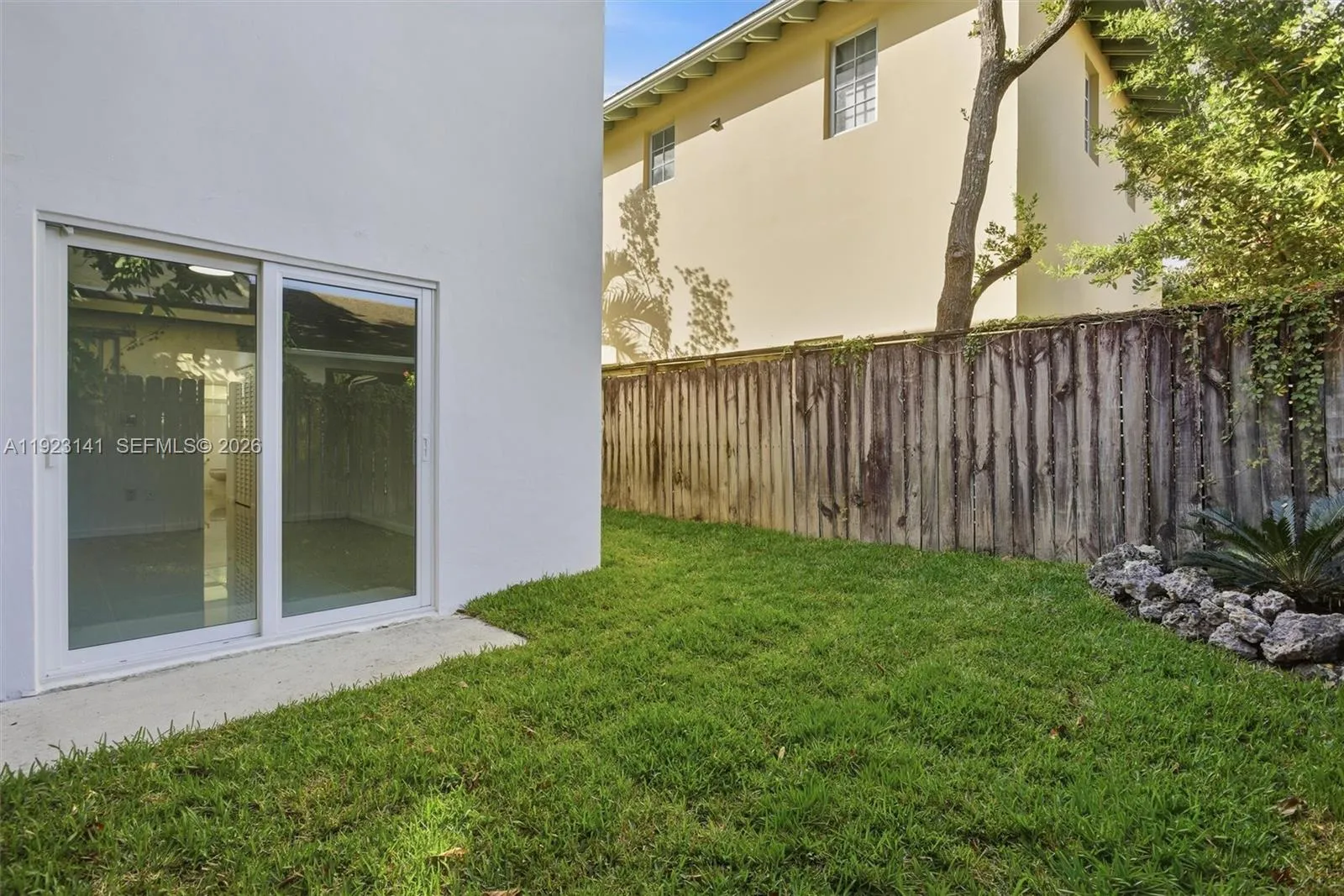 Unit 1 backyard