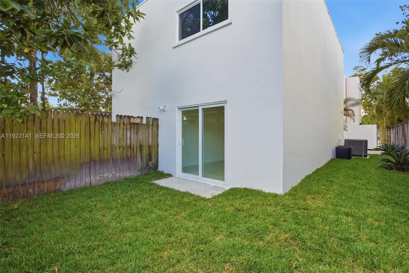 Unit 1 backyard