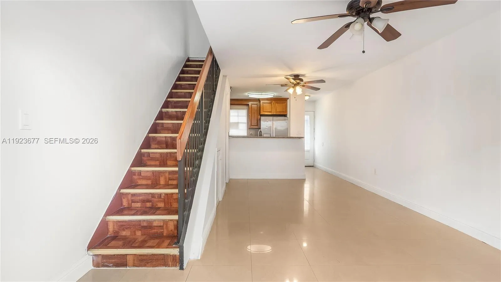 Stairs to the second floor