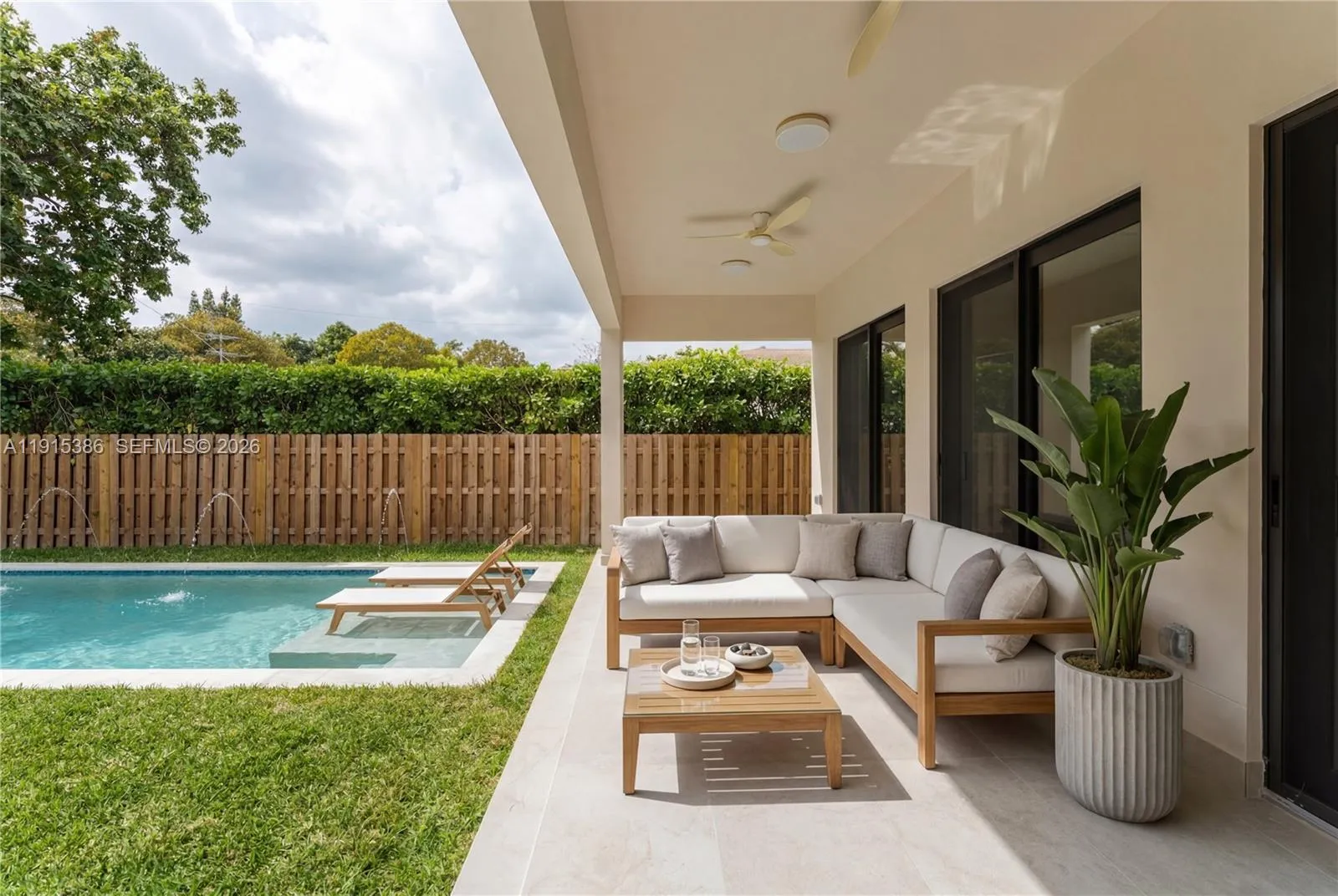Virtual staging for illustration purposes only