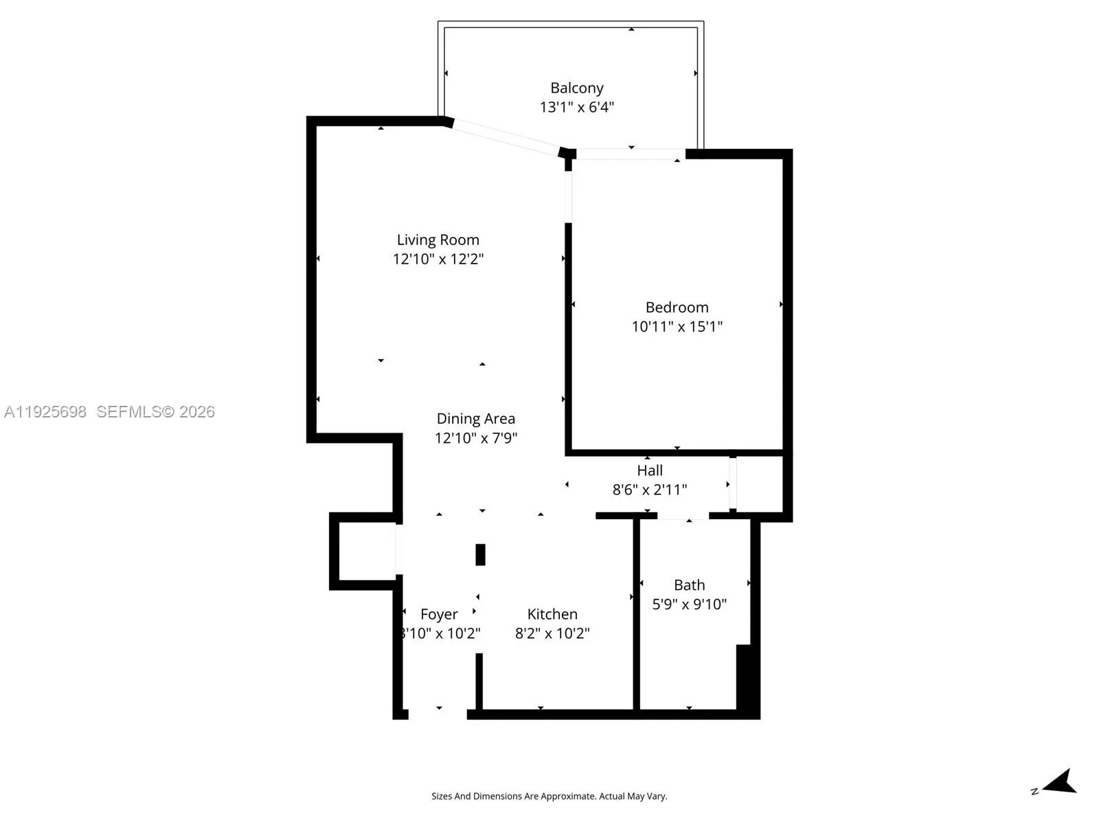 225 Collins Ave 6j, Miami Beach, Florida 33139, Miami Beach, Florida 33139, 1 Bedroom Bedrooms, ,1 BathroomBathrooms,Residential,For Sale,225 Collins Ave 6j, Miami Beach, Florida 33139,A11925698