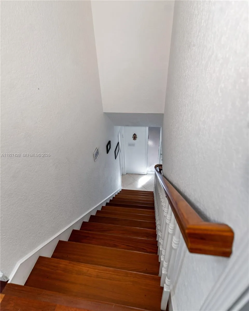 Stairs to upper level