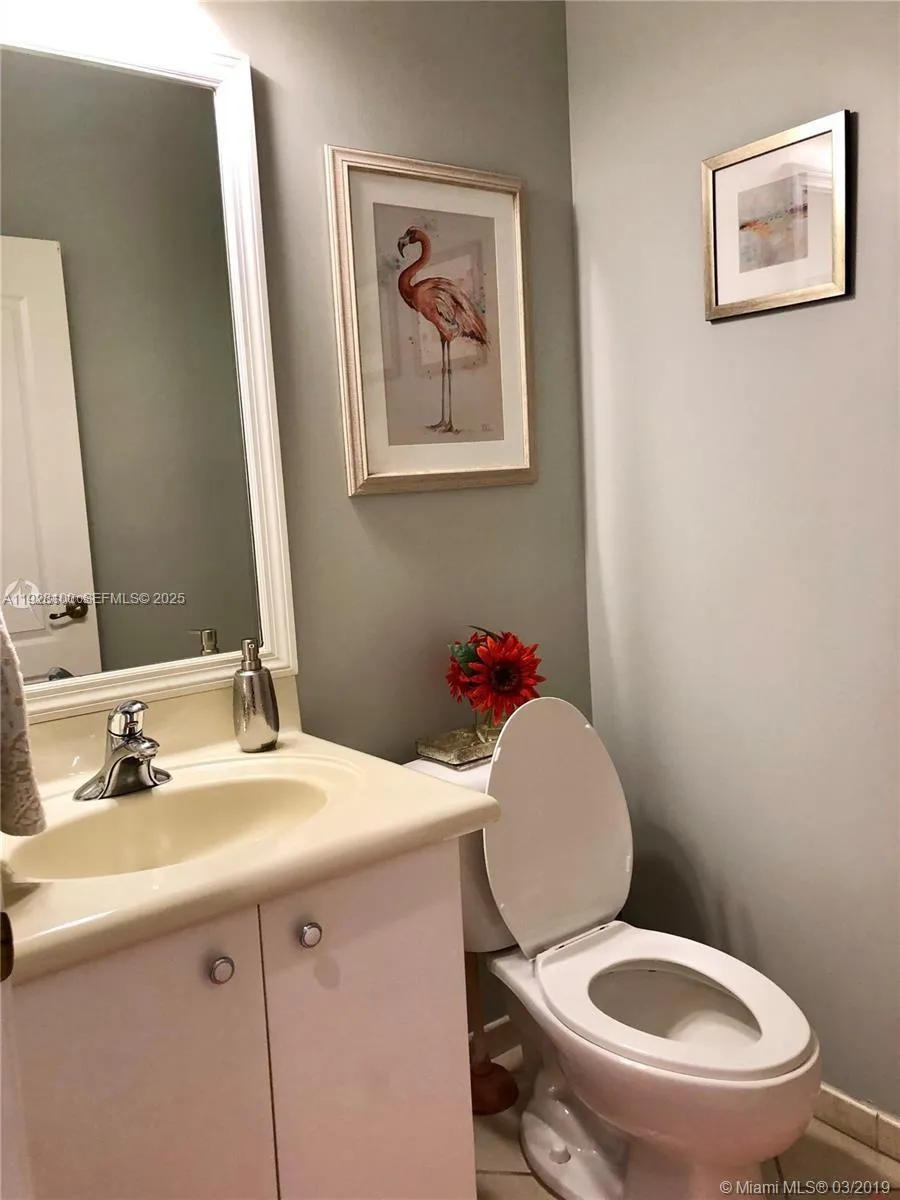 Half bath downatairs