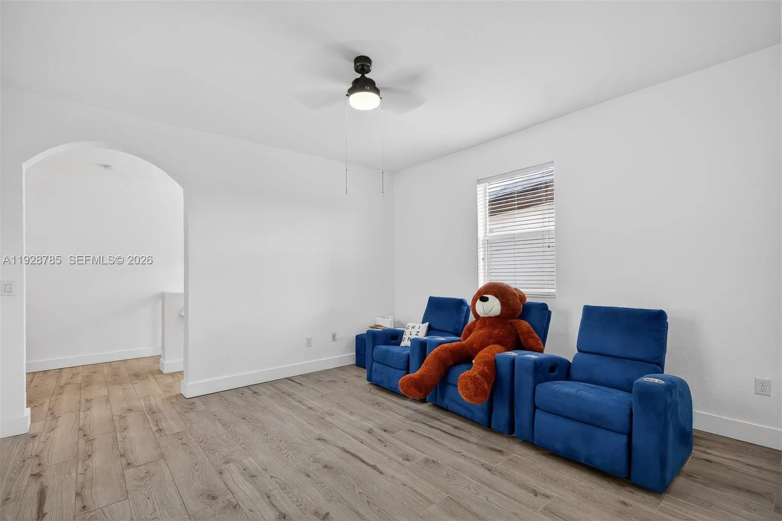 Upstairs tmedia room