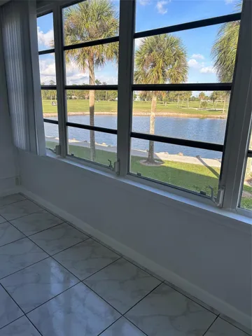 ENCLOSED PATIO - tile floor