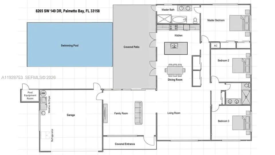8265 Sw 149th Dr, Palmetto Bay, Florida 33158, Palmetto Bay, Florida 33158, 3 Bedrooms Bedrooms, ,2 BathroomsBathrooms,Residential,For Sale,8265 Sw 149th Dr, Palmetto Bay, Florida 33158,A11928753