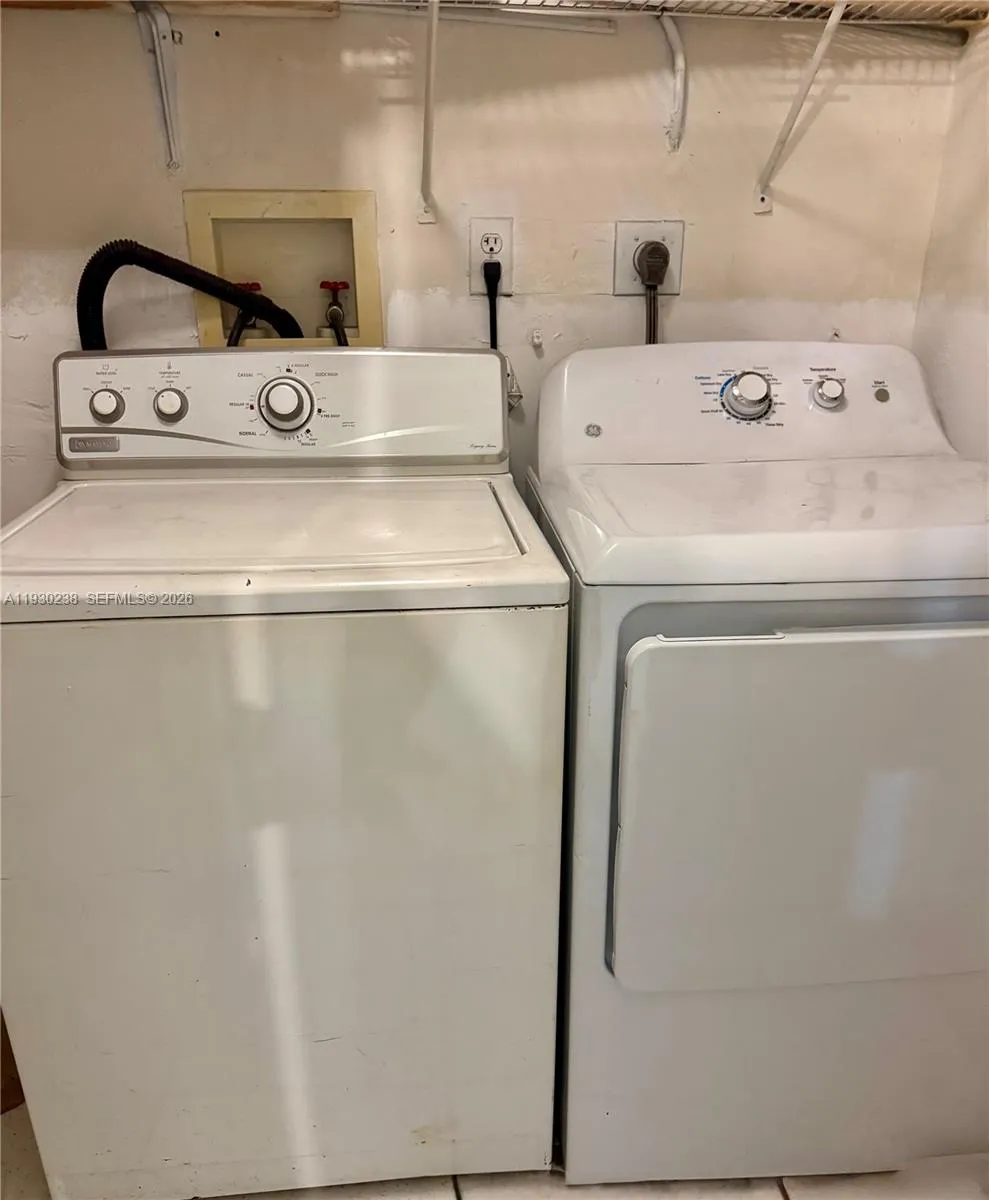 Inside unit Laundry/Utility room