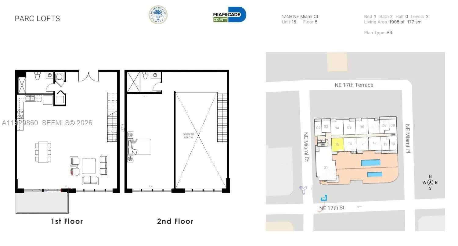 1749 Ne Miami Ct 515, Miami, Florida 33132, Miami, Florida 33132, 2 Bedrooms Bedrooms, ,2 BathroomsBathrooms,Residential,For Sale,1749 Ne Miami Ct 515, Miami, Florida 33132,A11929860