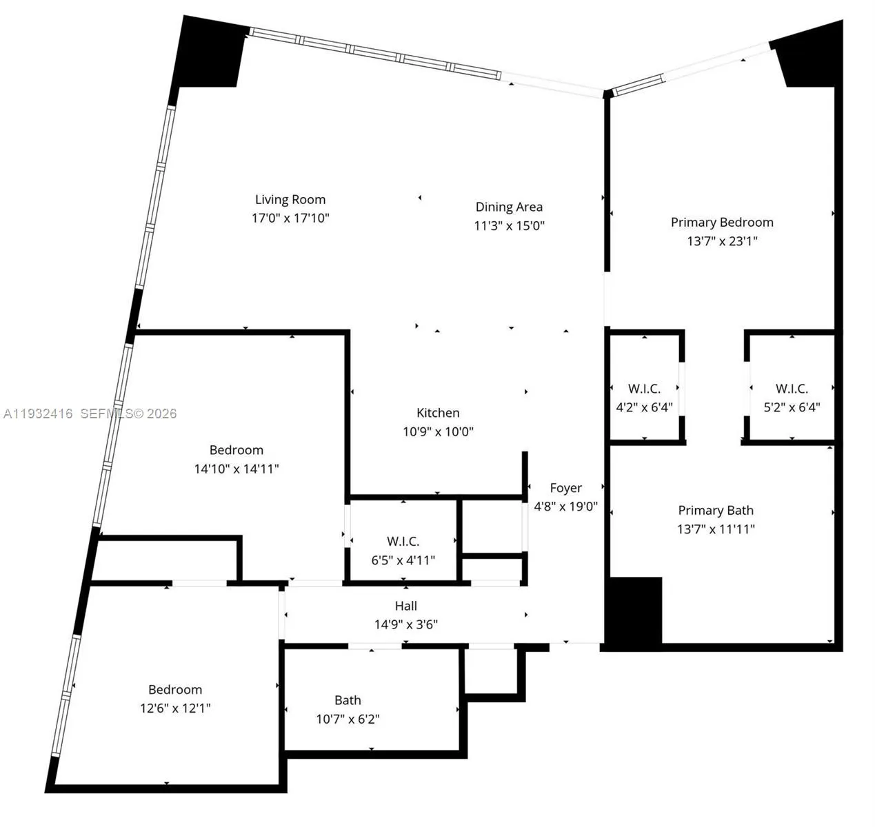 495 Brickell Ave 2301, Miami, Florida 33131, Miami, Florida 33131, 3 Bedrooms Bedrooms, ,2 BathroomsBathrooms,Residential Lease,For Rent,495 Brickell Ave 2301, Miami, Florida 33131,A11932416