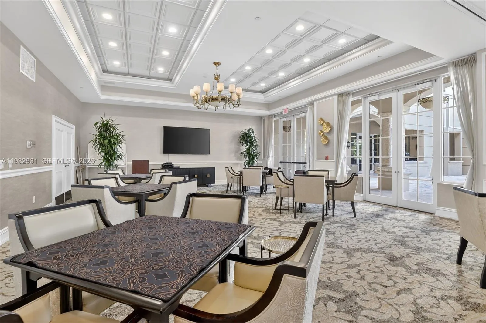 Card room.