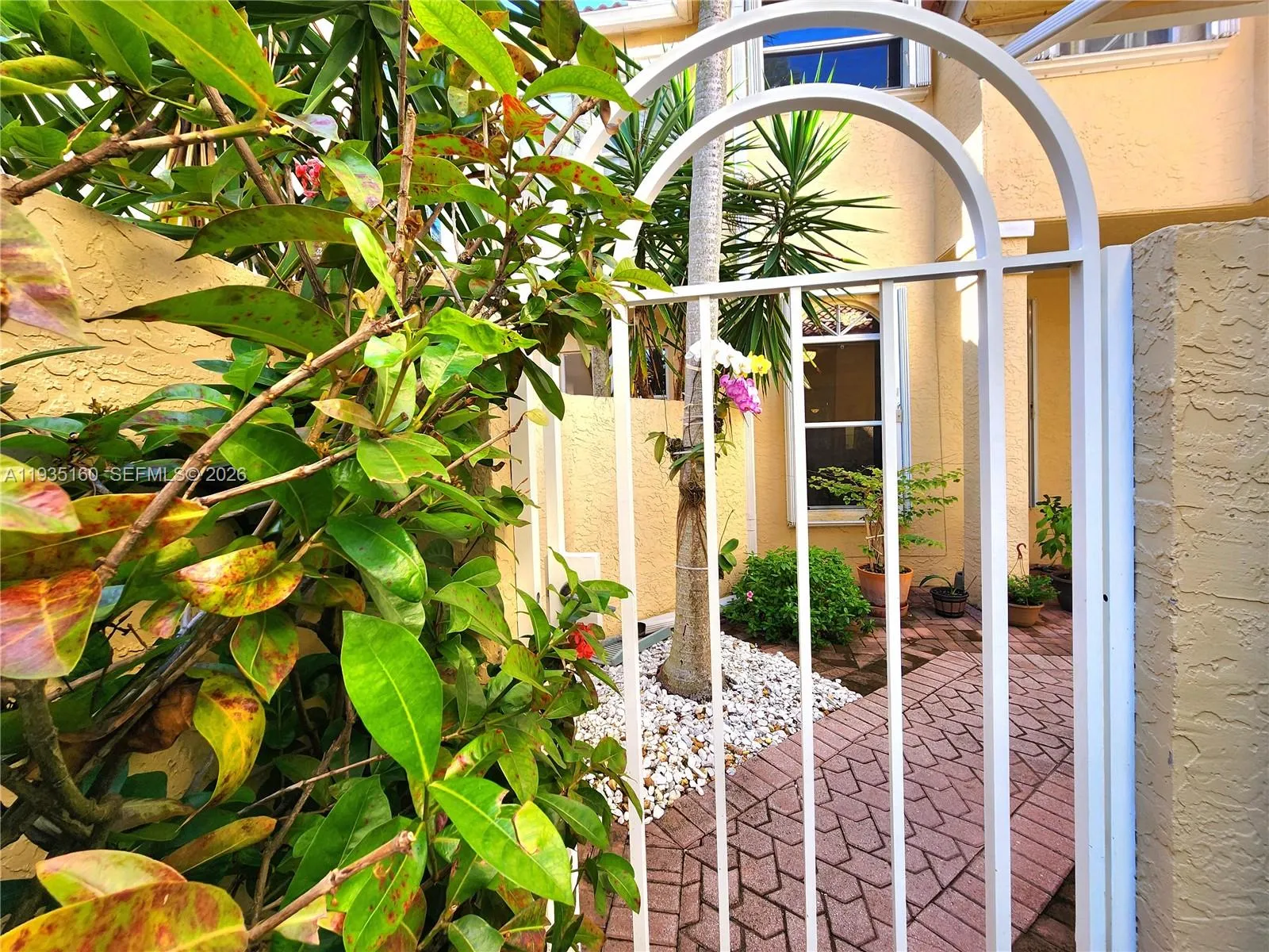 Gated Courtyard Entry