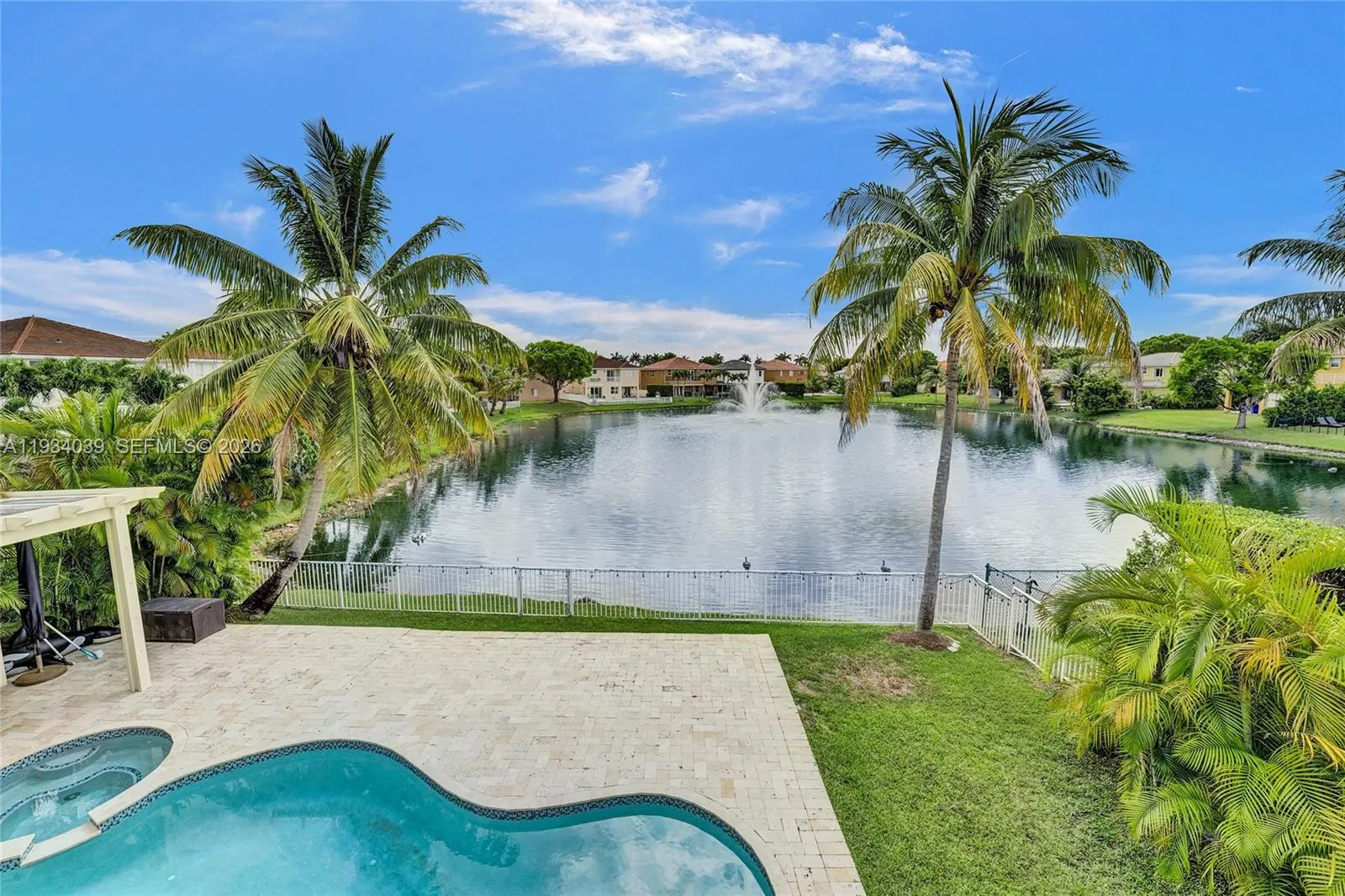 Lake view from master balcony