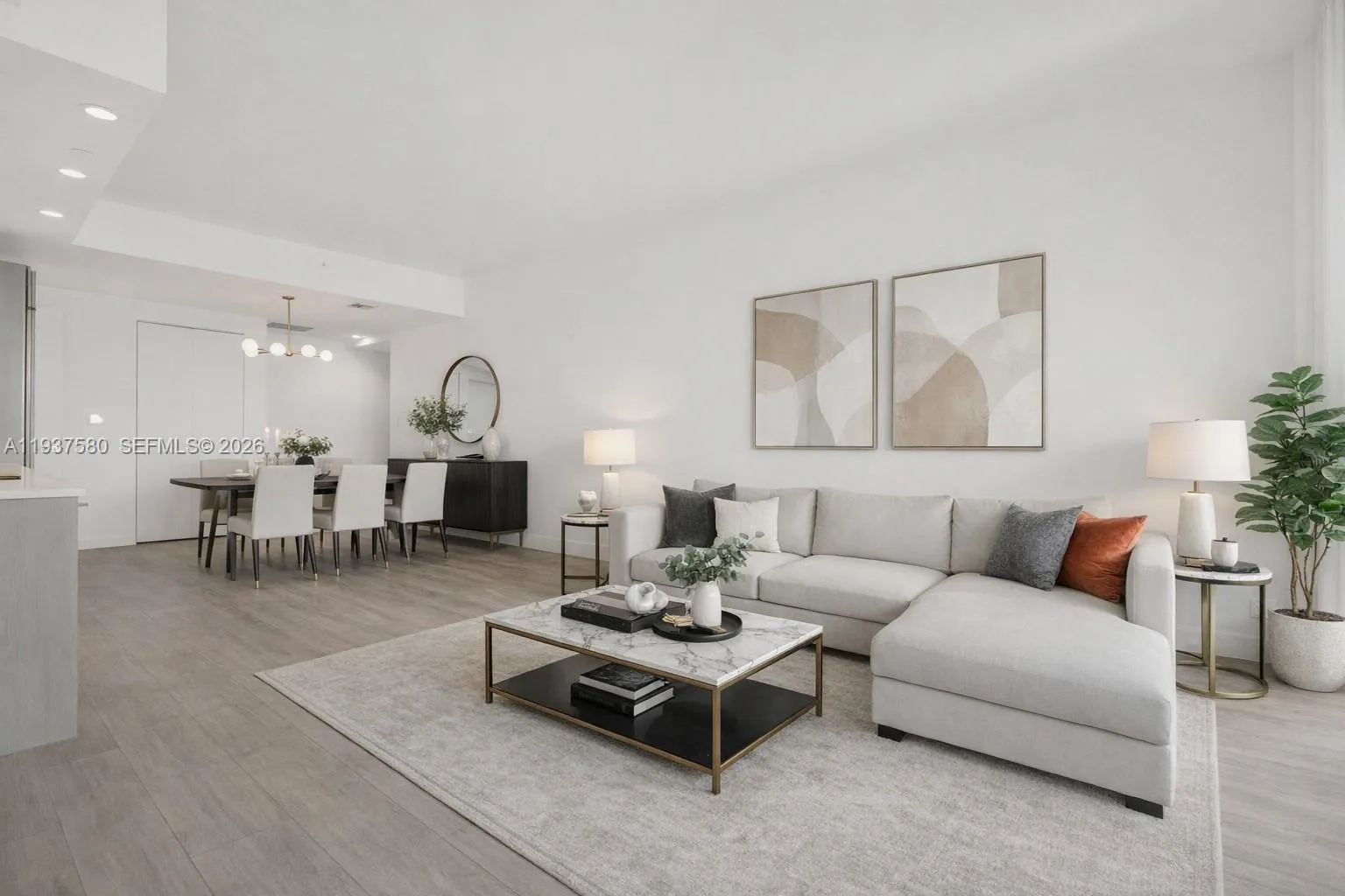 AI Staged. Current Floor has carpet