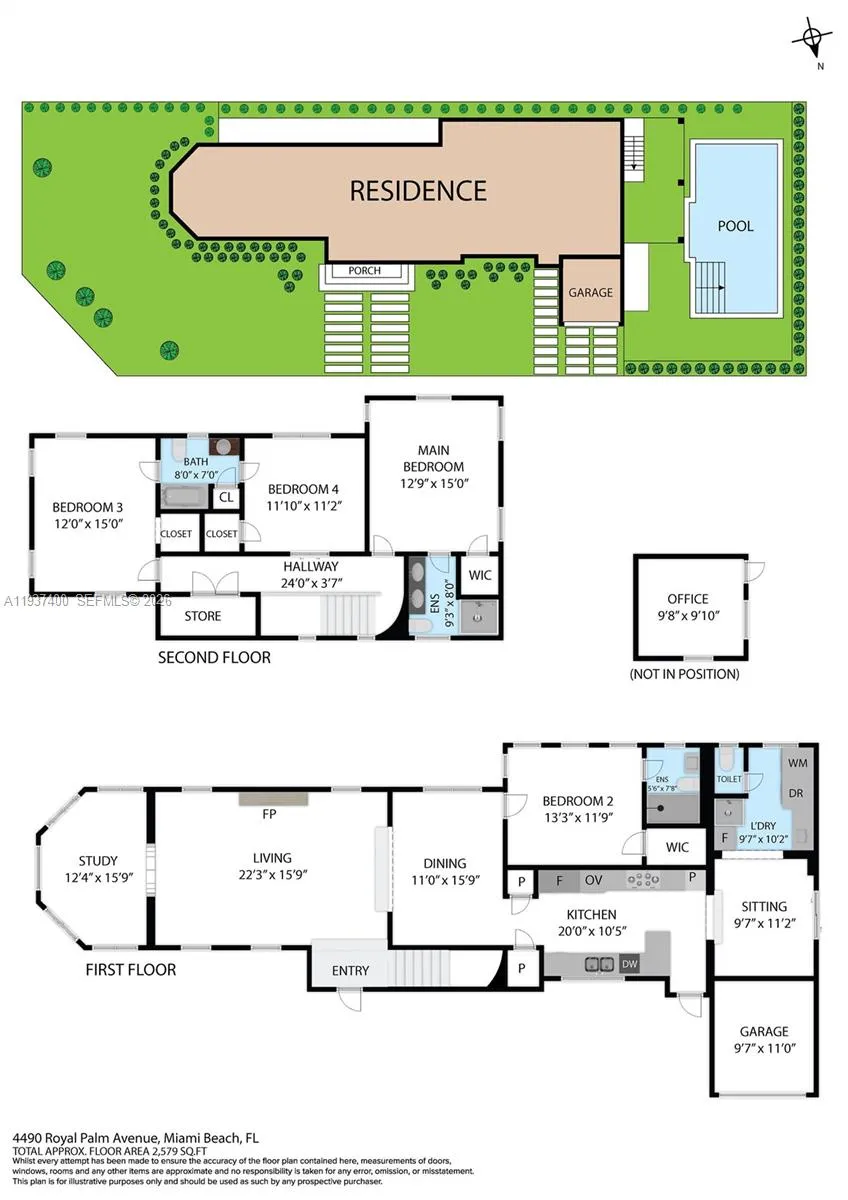 4490 Royal Palm Ave, Miami Beach, Florida 33140, Miami Beach, Florida 33140, 4 Bedrooms Bedrooms, ,3 BathroomsBathrooms,Residential,For Sale,4490 Royal Palm Ave, Miami Beach, Florida 33140,A11937400