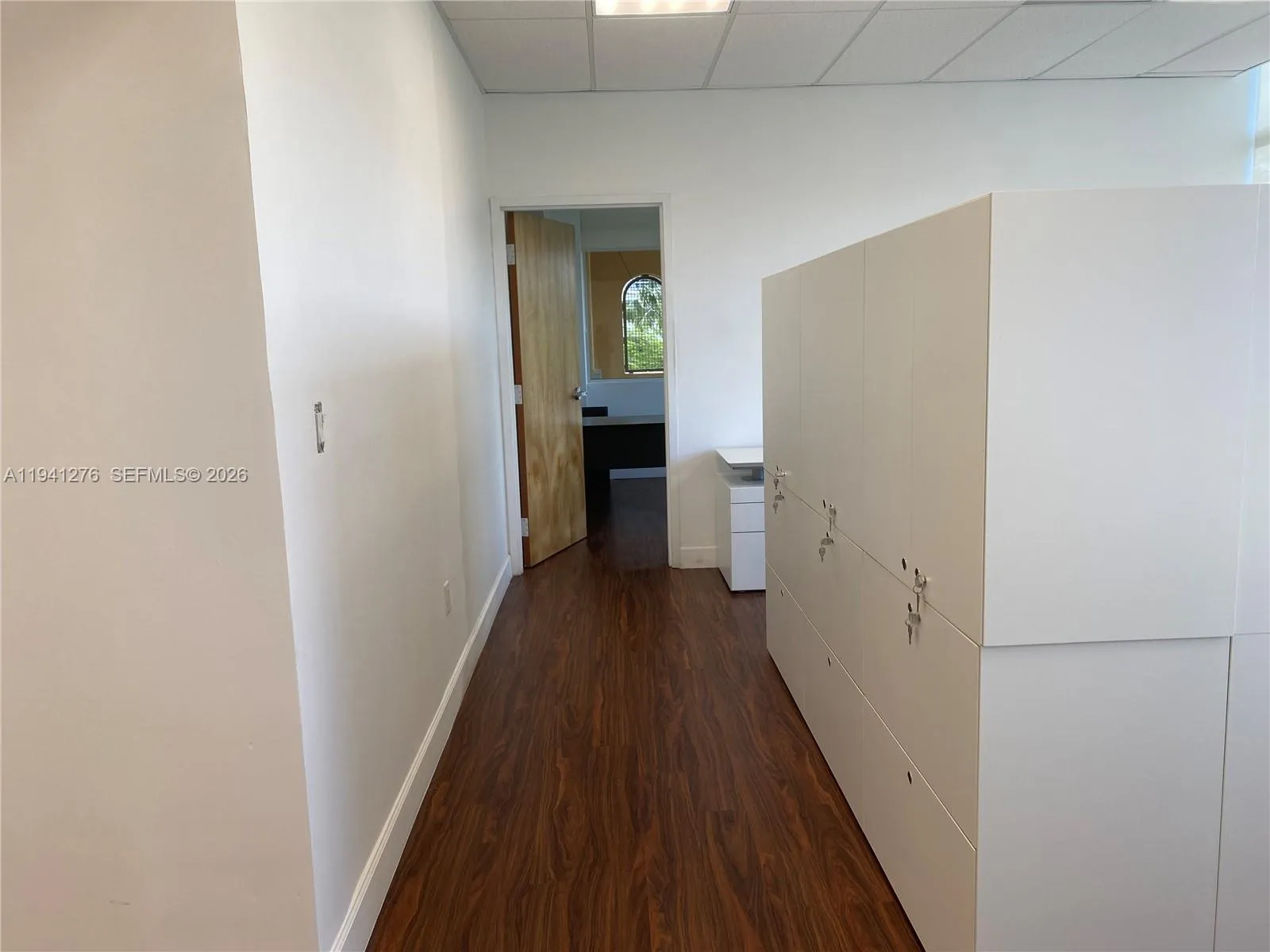 Hallway to private office